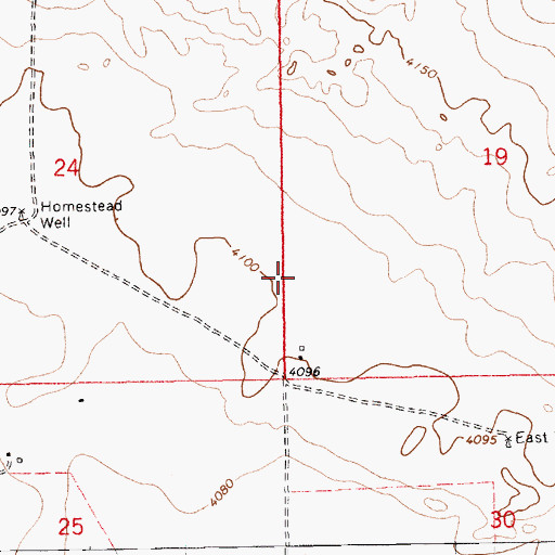 Topographic Map of Webster, NM