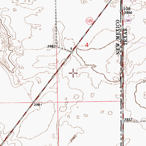 Topographic Map of 12563 Water Well, NM