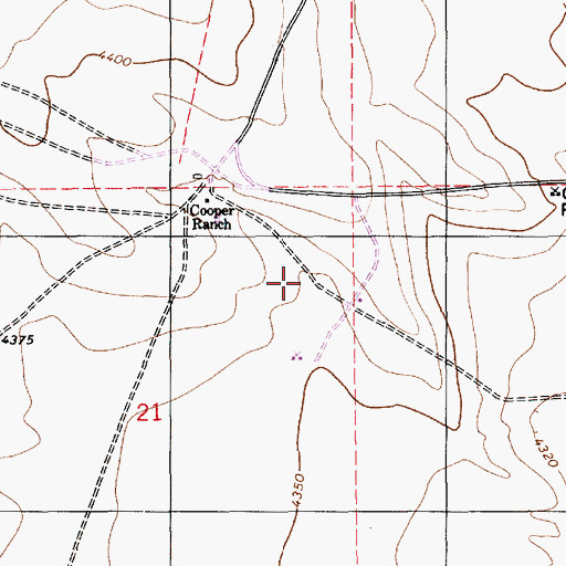 Topographic Map of 12511 Water Well, NM