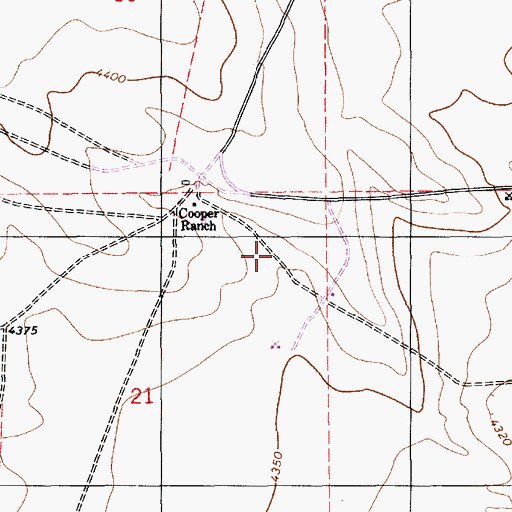 Topographic Map of 12510 Water Well, NM