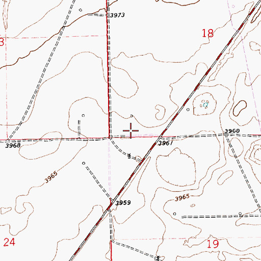 Topographic Map of 13377 Water Well, NM