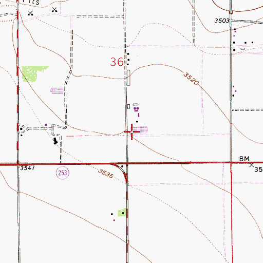 Topographic Map of 13199 Water Well, NM