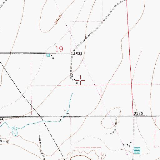Topographic Map of 06029 Water Well, NM