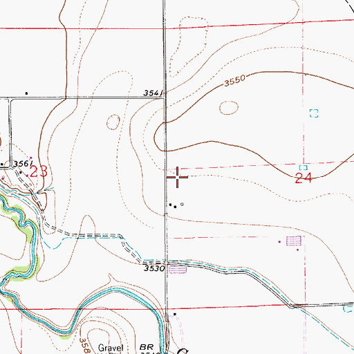 Topographic Map of 13013 Water Well, NM