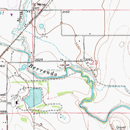 Topographic Map of 13008 Water Well, NM