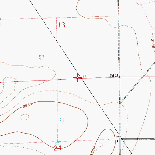 Topographic Map of 12974 Water Well, NM