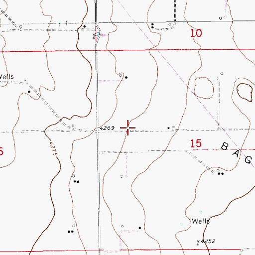 Topographic Map of 05004 Water Well, NM
