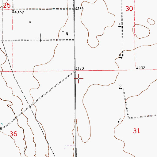 Topographic Map of 05014 Water Well, NM