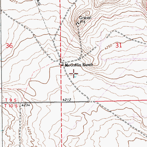 Topographic Map of 12516 Water Well, NM