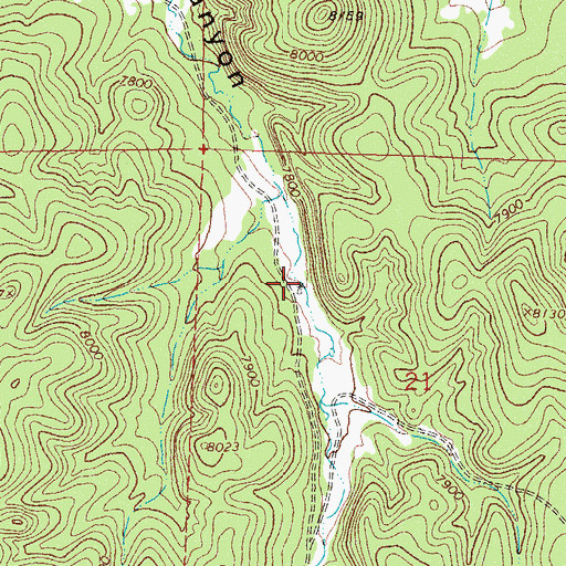 Topographic Map of Bolander Water Well, NM