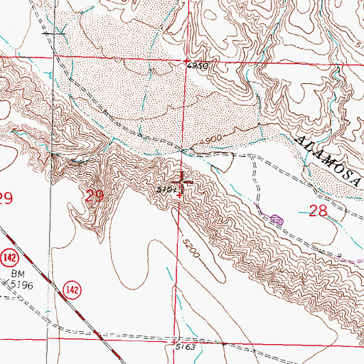 Topographic Map of Sedillo Water Well, NM