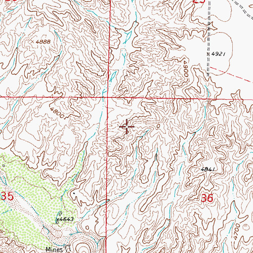 Topographic Map of RG 24236 Water Well, NM