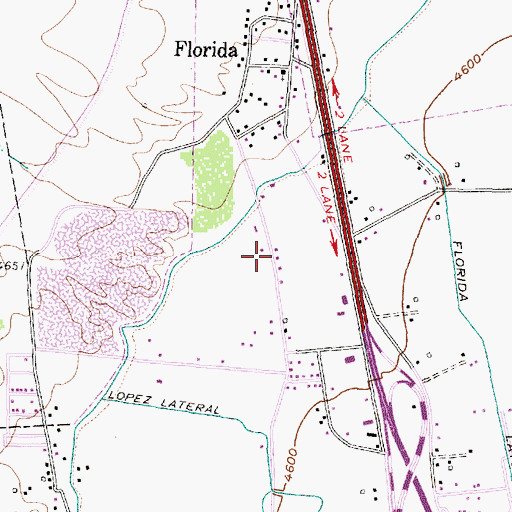 Topographic Map of FS 4 Water Well, NM