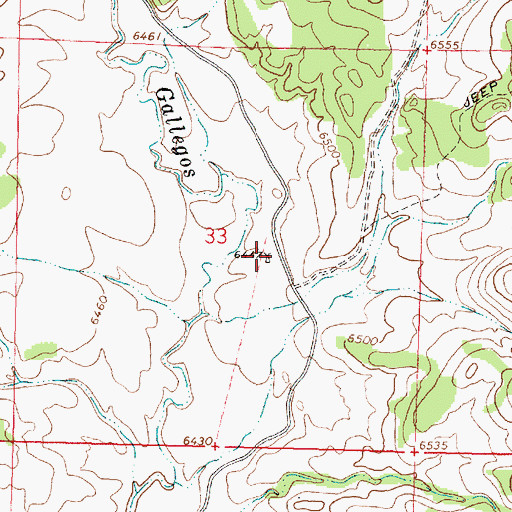Topographic Map of Turner Water Well, NM
