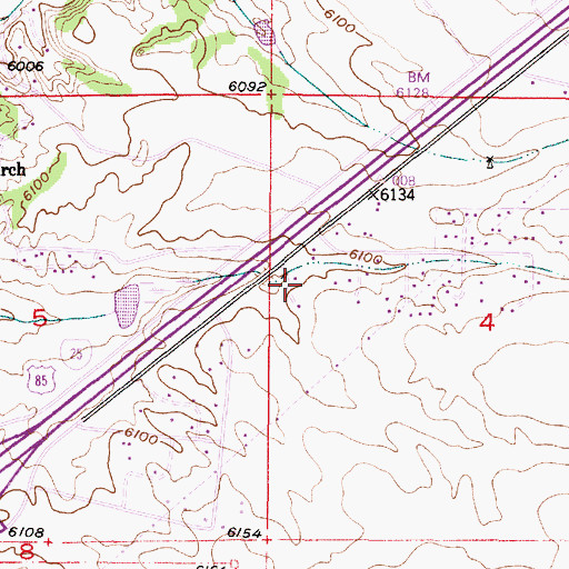Topographic Map of RG-27908 Water Well, NM