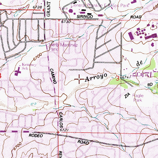 Topographic Map of RG-661 Water Well, NM