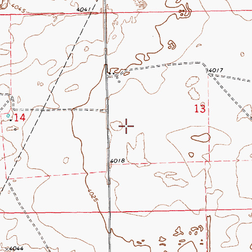 Topographic Map of 11530 Water Well, NM