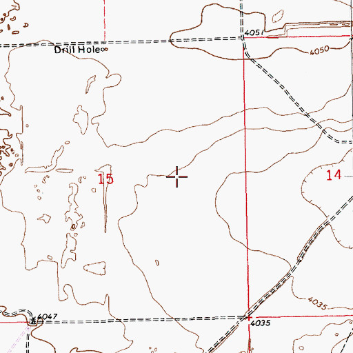 Topographic Map of 11531 Water Well, NM