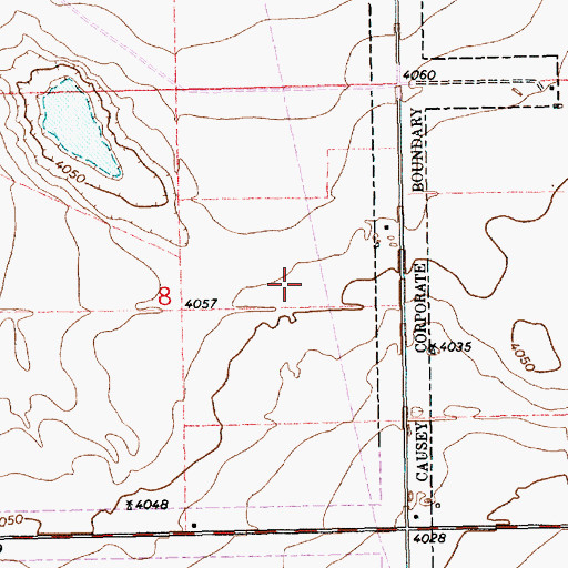 Topographic Map of 11341 Water Well, NM