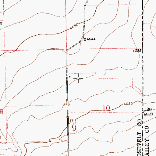 Topographic Map of 11336 Water Well, NM