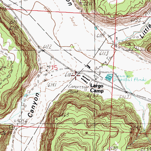 Topographic Map of Largo I Water Well, NM