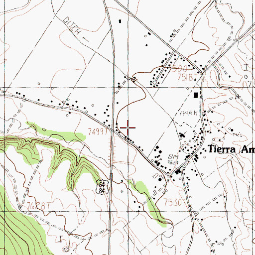 Topographic Map of Water Well 2, NM