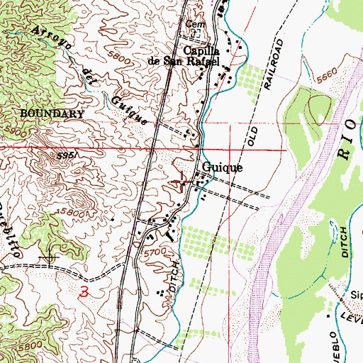 Topographic Map of RG-32374 Water Well, NM