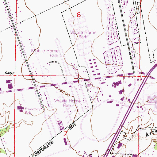Topographic Map of RG-13332 Water Well, NM