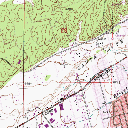 Topographic Map of RG-17744 Water Well, NM