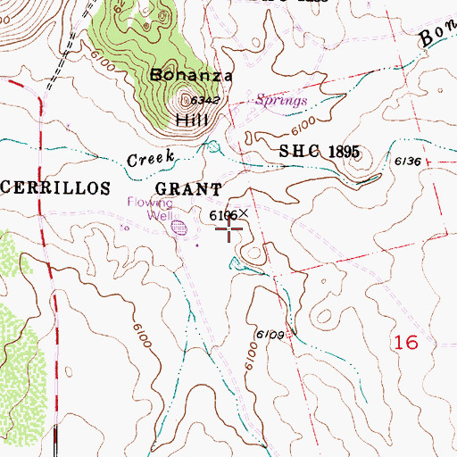 Topographic Map of RG-19441 Water Well, NM