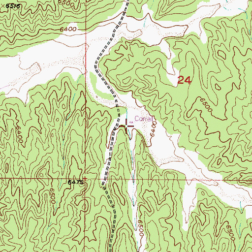 Topographic Map of RG-6386 Water Well, NM