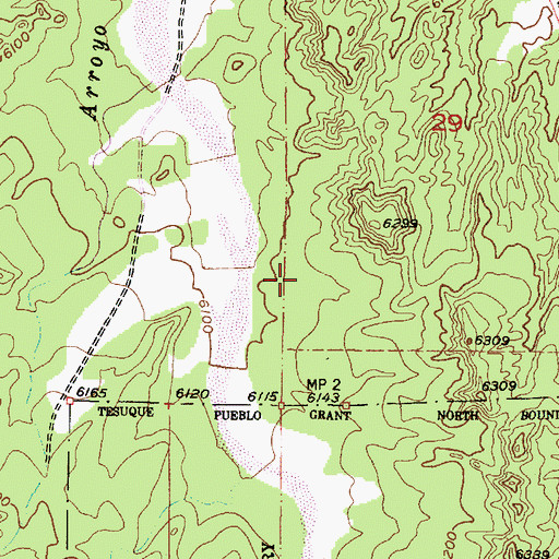 Topographic Map of RG-2833 Water Well, NM