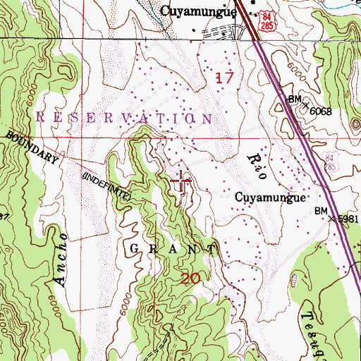Topographic Map of RG-10843 Water Well, NM