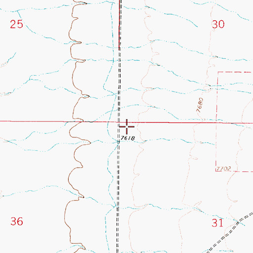 Topographic Map of 10112 Water Well, NM
