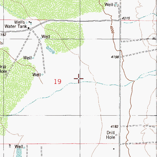 Topographic Map of C 4 Water Well, NM