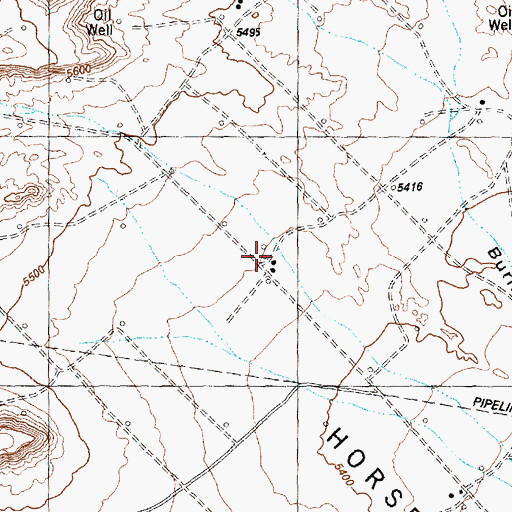 Topographic Map of WS-2 Water Well, NM