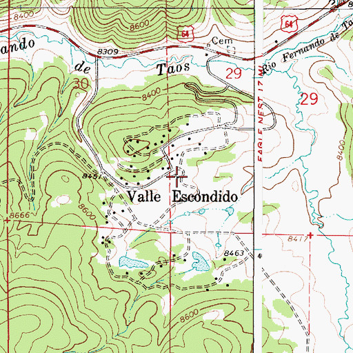 Topographic Map of RG-18880 Water Well, NM