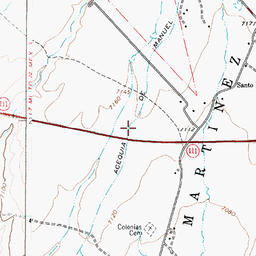 Topographic Map of RG-20045 Water Well, NM