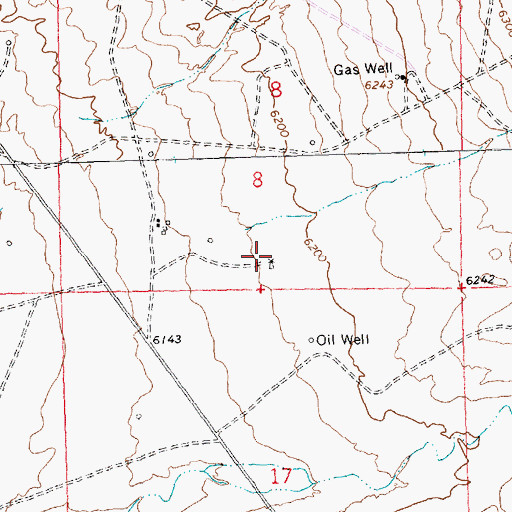 Topographic Map of Carson-3 Water Well, NM