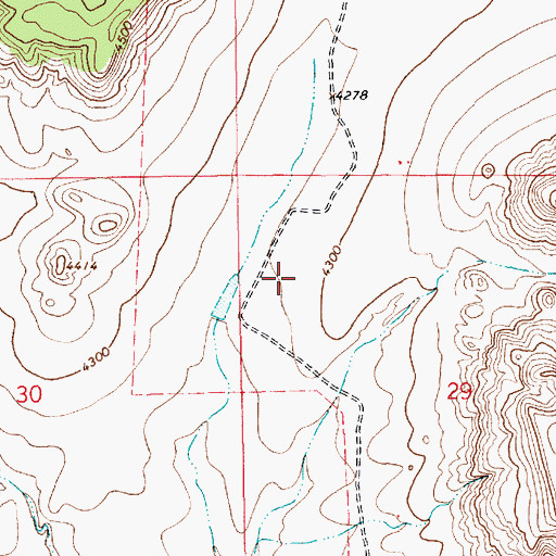 Topographic Map of 05124 Water Well, NM