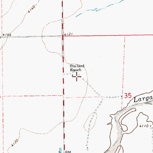 Topographic Map of 05134 Water Well, NM