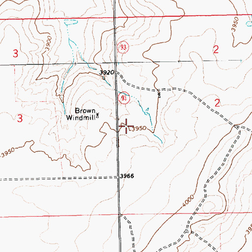 Topographic Map of 05219 Water Well, NM