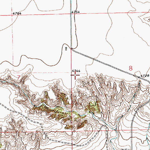 Topographic Map of 11693 Water Well, NM