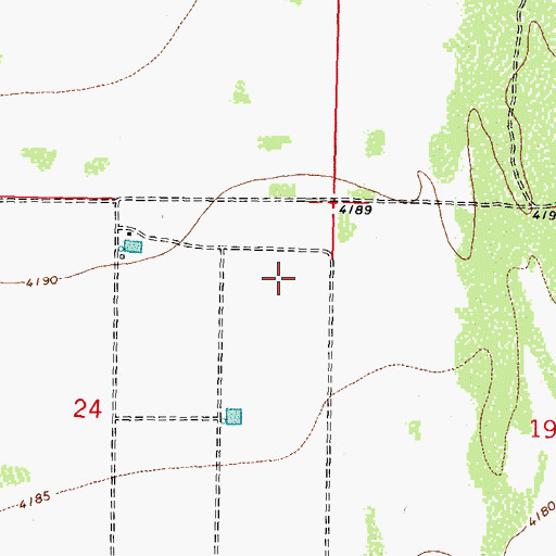 Topographic Map of 00862 Water Well, NM