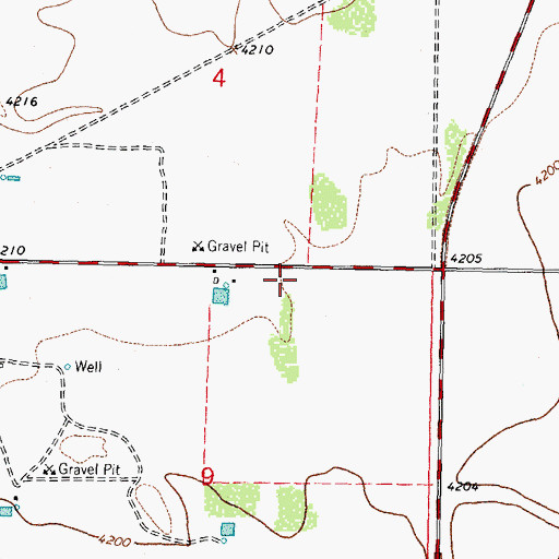 Topographic Map of 00815 Water Well, NM