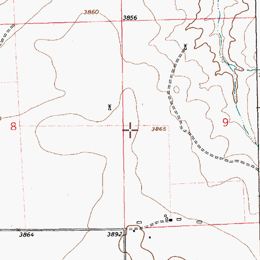 Topographic Map of 05427 Water Well, NM