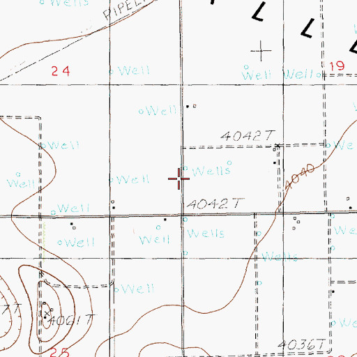 Topographic Map of 06012 Water Well, NM