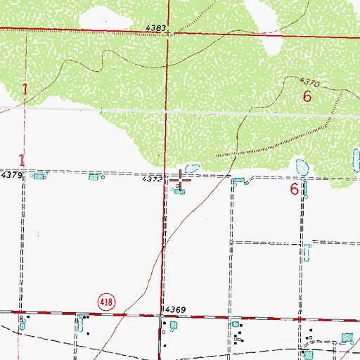Topographic Map of 10165 Water Well, NM