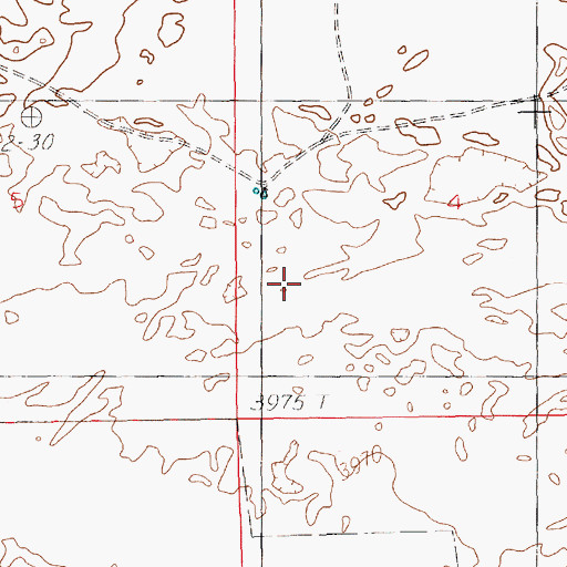 Topographic Map of 10939 Water Well, NM
