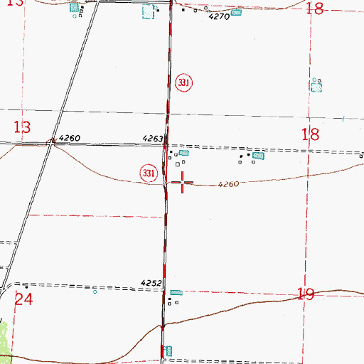 Topographic Map of 00703 Water Well, NM